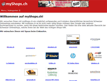 Tablet Screenshot of myshops.ch